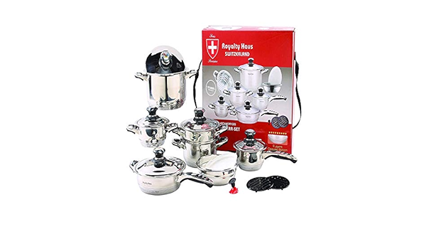 "KulinarikaElite™ - Ultimate Stainless Steel Cookware Set RL-16B" - slika 11
