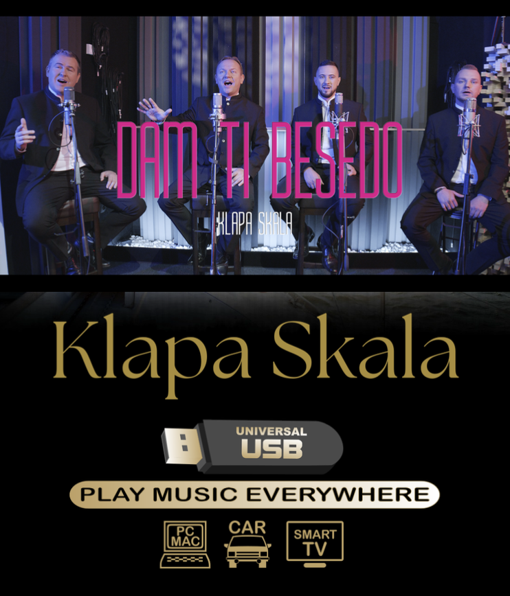 USB DAM TI BESEDO - Klapa Skala 38 pesmi