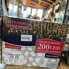 Novoletne LED lučke šotor - 200 LED, 4 metre, povezljiv - slika 4