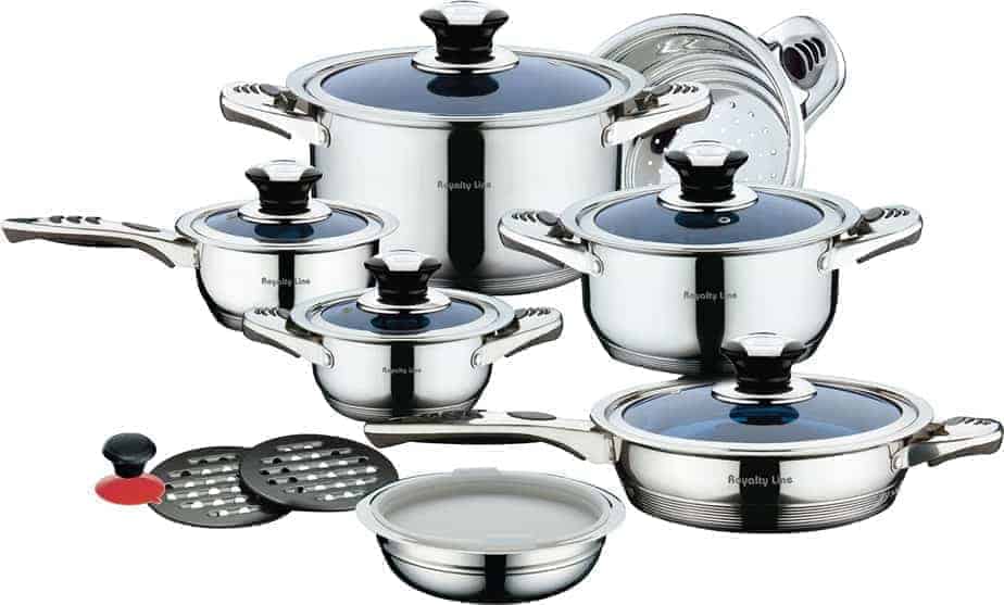 "KulinarikaElite™ - Ultimate Stainless Steel Cookware Set RL-16B" - slika 4
